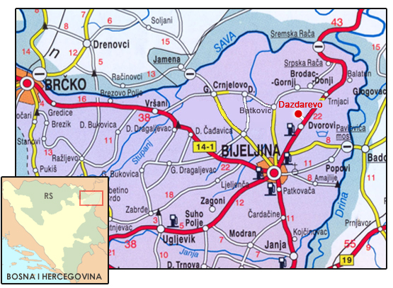 Our enterprise is located in Dazdarevo near Bijeljina
